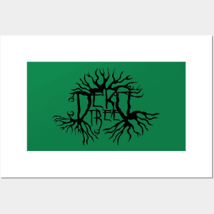 Deku Tree Black Metal Logo Posters and Art